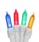 35ct. Multicolor LED Mini Christmas String Lights with White Wire